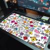 Mr. Men Little Miss Large Size Mouse Pad Large Gaming Table Cushion Non-slip Laptop Tablet Big Mousepad XXL Mat Mini PC Playmat With Lock edge