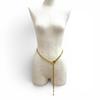 Great CHANEL belt COCO Mark Chain gold Women Used