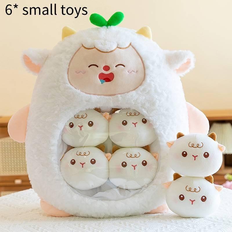 Adorable Capybara Plush Toy Soft Stuffed Animal Cushion For Kids And Office Use