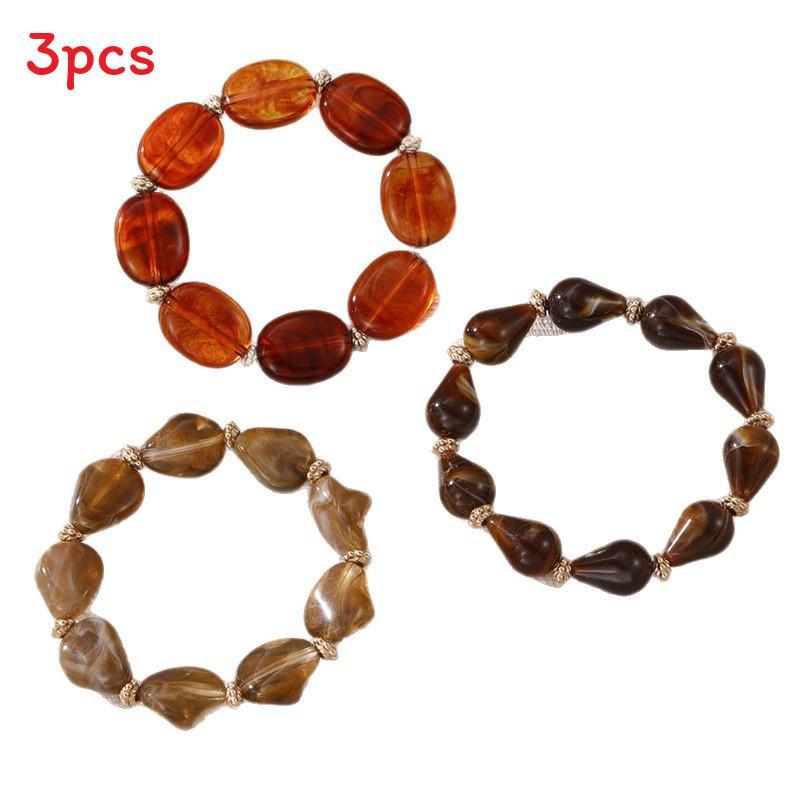 Modern Geometric Womens Bracelet With Irregular Acrylic Oval Shape For Gift