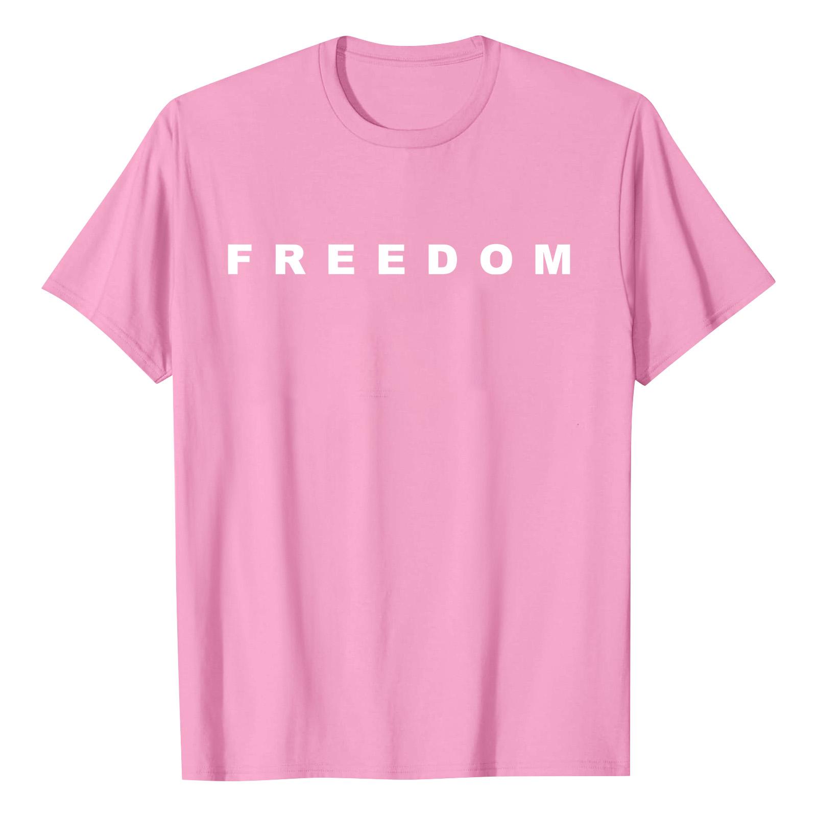 

Модная рабочая одежда с коротким рукавом и круглым вырезом, принтованные топы для женщин, летние топы S розовый