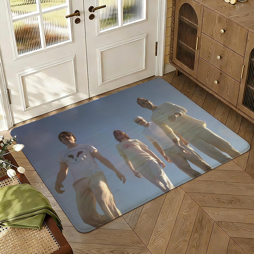 Rivers Cuomo Floor Mat Soft Thickened Absorbent Non-Slip Bedroom Living Room Door Mat Home Decor Flannel Rugs