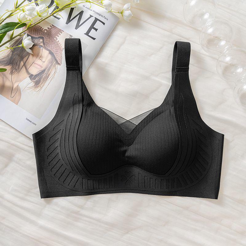 Seamless Push-Up Bra: Anti-Sag, Soft Support, Side Smoothing, Wire-Free Minimize