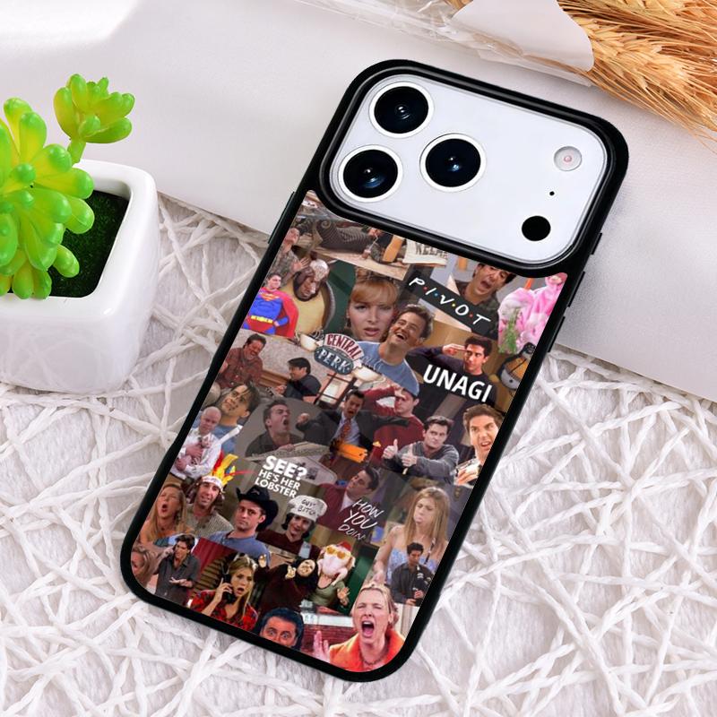 Central Perk Coffee Friends TV Phone Case for iPhone 17 Air 16 15 11 12 14 13 Pro Max Shockproof Cover