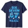 Six Seven Number 67 Cartoon Funny Retro Gamer Style Unisex Tshirt Gift