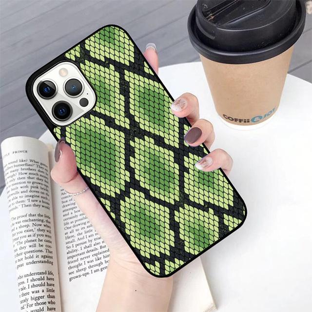 Snake Skin Phone Case For Apple iPhone 17 Air Pro Max Plus Coque For iPhone 17 Air 14 15 16 13 12 Max Cover