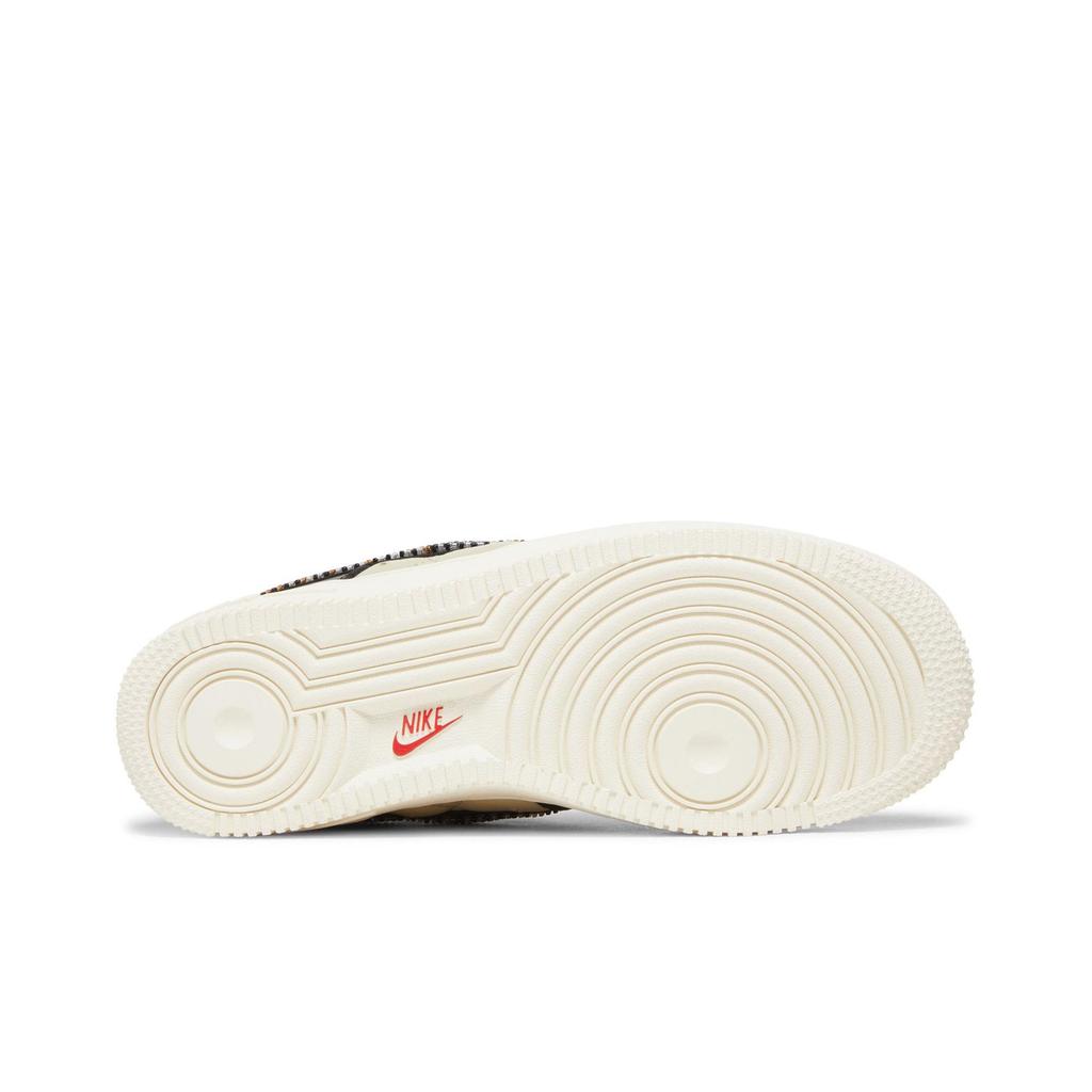 Nike Womens Air Force 1 SP 'The Sophia' (women's sizes) Black / Multi-Color / Sand / Sail Skateboard Shoes DV2957 001