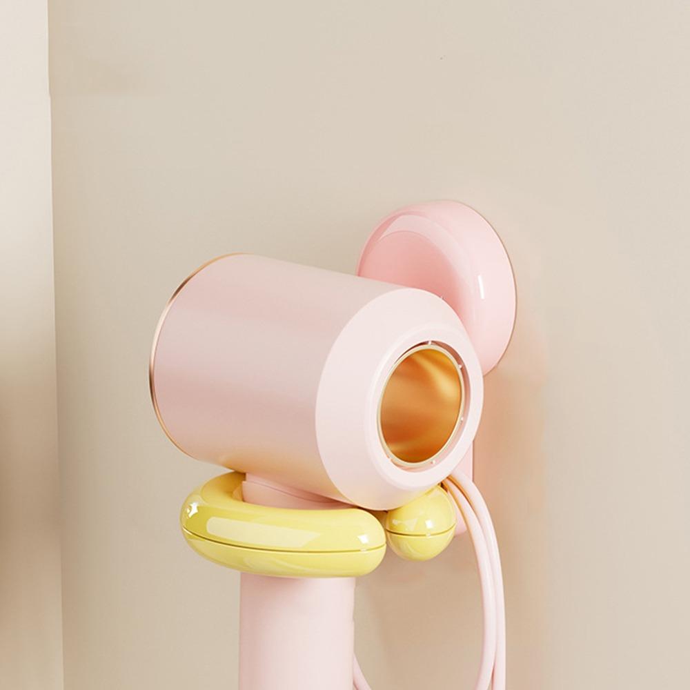 Wall Mounted Hair Dryer Racks Plastic Blow Dryer Holder Hair Dryer Storage Shelf  for Home