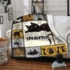 Cats And Quotes Gift Personalized Text Comfortable Texture Versatile For Sofa Couch Office Bed Picnics All Season Use Versatile Accessory Perfect Gift