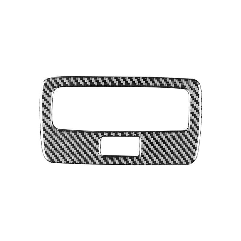 Carbon Fiber Car Rear Reading Light Panel Book Lamp Trim Frame Decoration Sticker For LEXUS GS 2006-2011 Interior Accessories