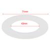 Toilet Cistern Washing Machines Seal Washer Effective Water Retention For Optima 49/50 Flush Valves Transparent