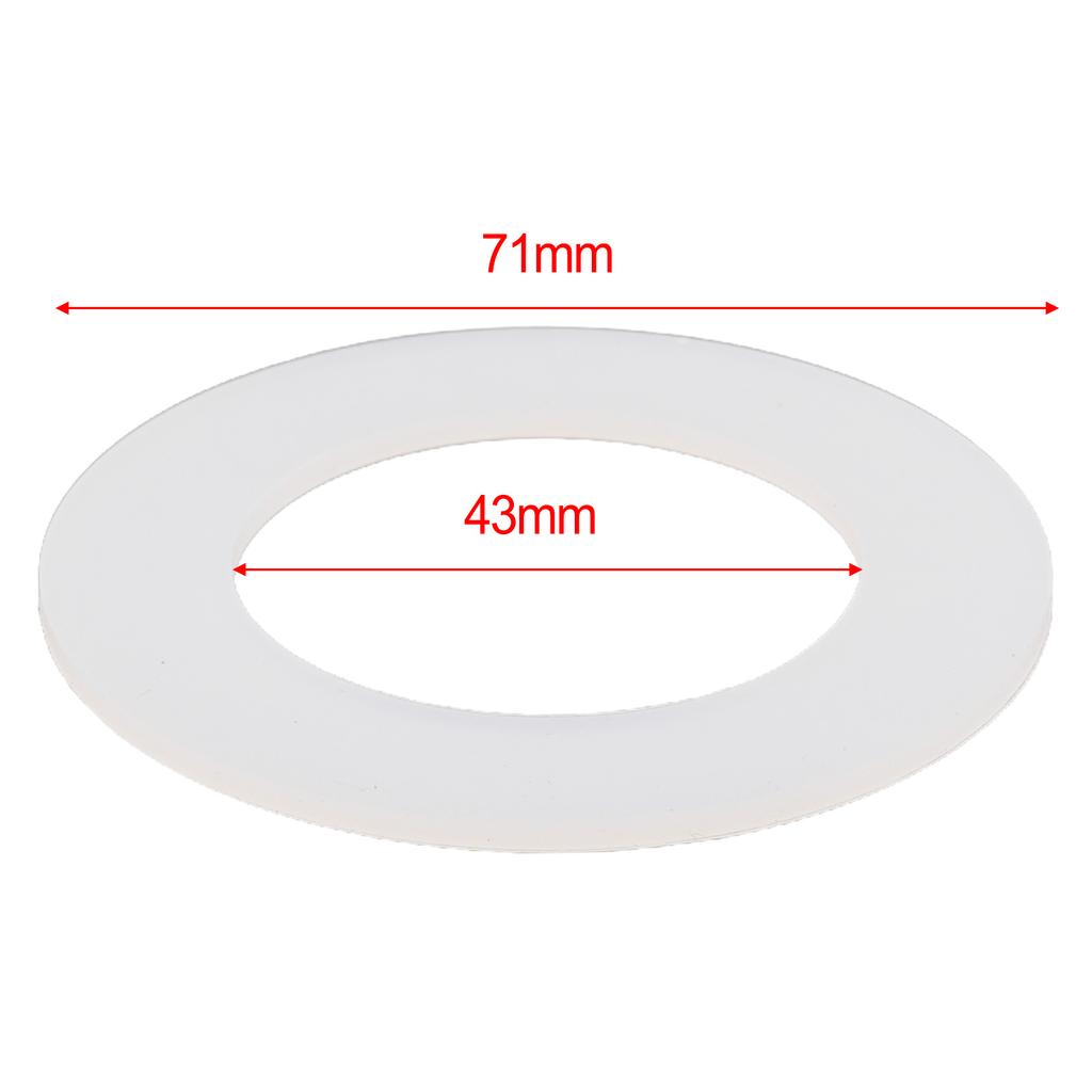 Toilet Cistern Washing Machines Seal Washer Effective Water Retention For Optima 49/50 Flush Valves Transparent