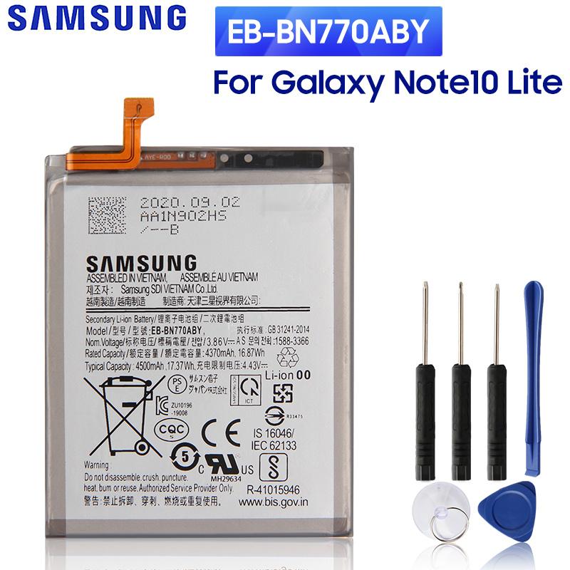 

Оригинальный сменный аккумулятор EB-BN770ABY для Samsung Galaxy Note10 Lite Note 10 Lite 4500 мАч