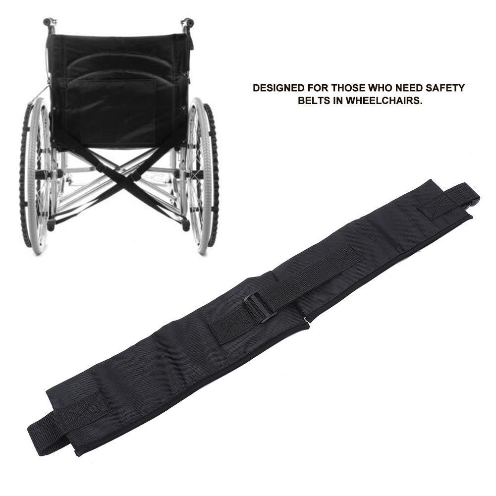 Front Detachable Wheelchair Protective Belt Restraints Straps Widen Safety Harness