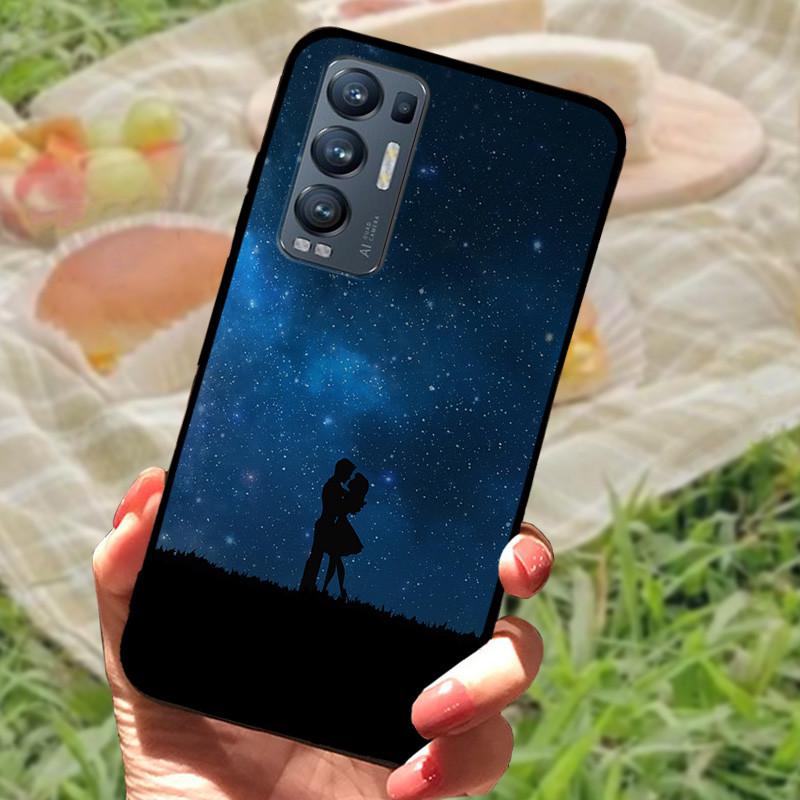 For OPPO Find X3 Neo Case Cover Silicone Soft Marble Black Bumper Funda Coque for Oppo Find X3 Lite Protective Capa FindX3 Neo