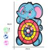 Cartoon Animal Dart Board For Children, Indoor Dart Board For Kids, Comes With 3 Balls + Hanger