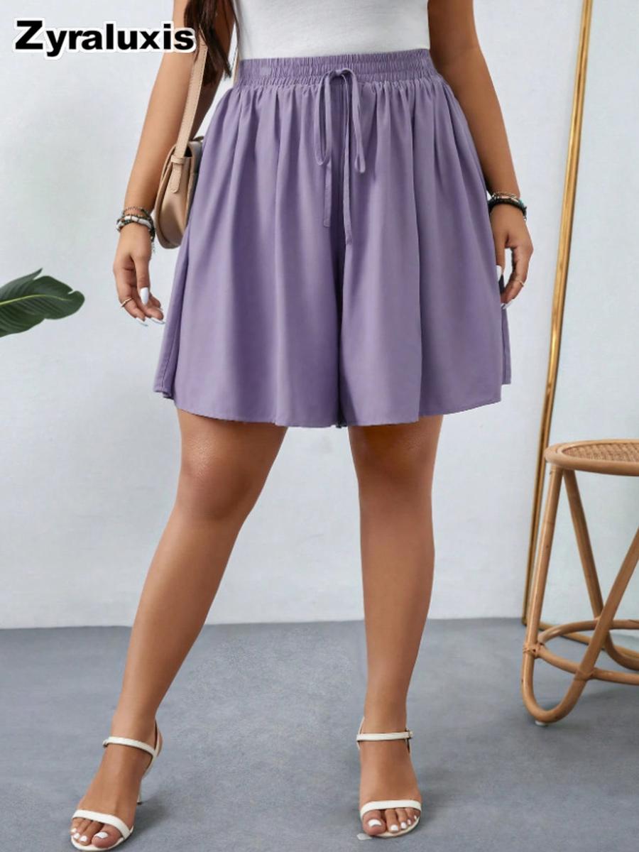 Summer New Loose Waist Slimming Fashion Casual Work Short Pants for Women S