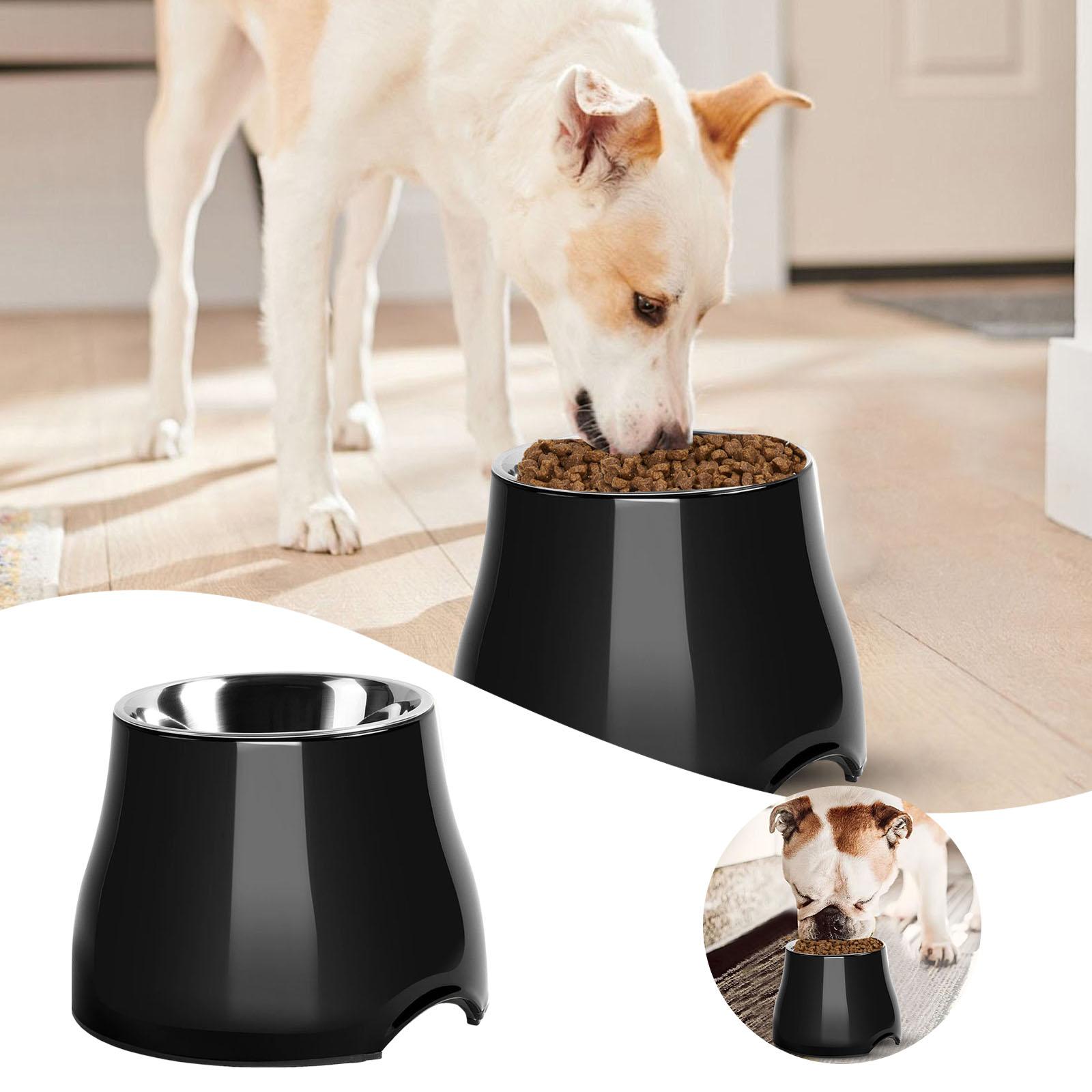 Elevated Dog Bowls [Prevention Of Vertebrae ] [ ] Dog Bowl With Stainless Steel Bowl High Capacity Dog Bowls Outdoor Dog Feeder (Pink,One Size) розовый