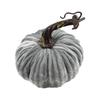 Faux Flannel Pumpkin Halloween Decoration for Cabinet Display and Photography Prop with Foam