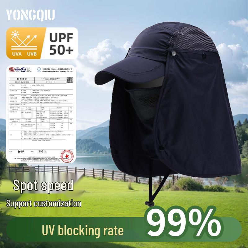 Men's Quick-Dry UV Protection Waterproof Sun Hat for Outdoors