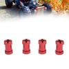 4PCS 12mm Hex Hub Adapters with Nuts Aluminum Alloy Wheel Hub Extension Adapter for 1Celsius10 RC Car 20mm Length