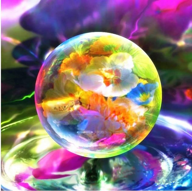 5D DIY Diamond Painting Full Round Sunflowers Embroidery Handmade Diamond Art