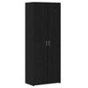 Highboard Set of 2 Black Oak Effect 70 X 42.5 X 185 Cm