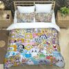 Lankybox Foxy Boxy Cute Printed Bedding Sets Exquisite Bed Supplies Set Duvet Cover Bed Comforter Set Bedding Set Luxury