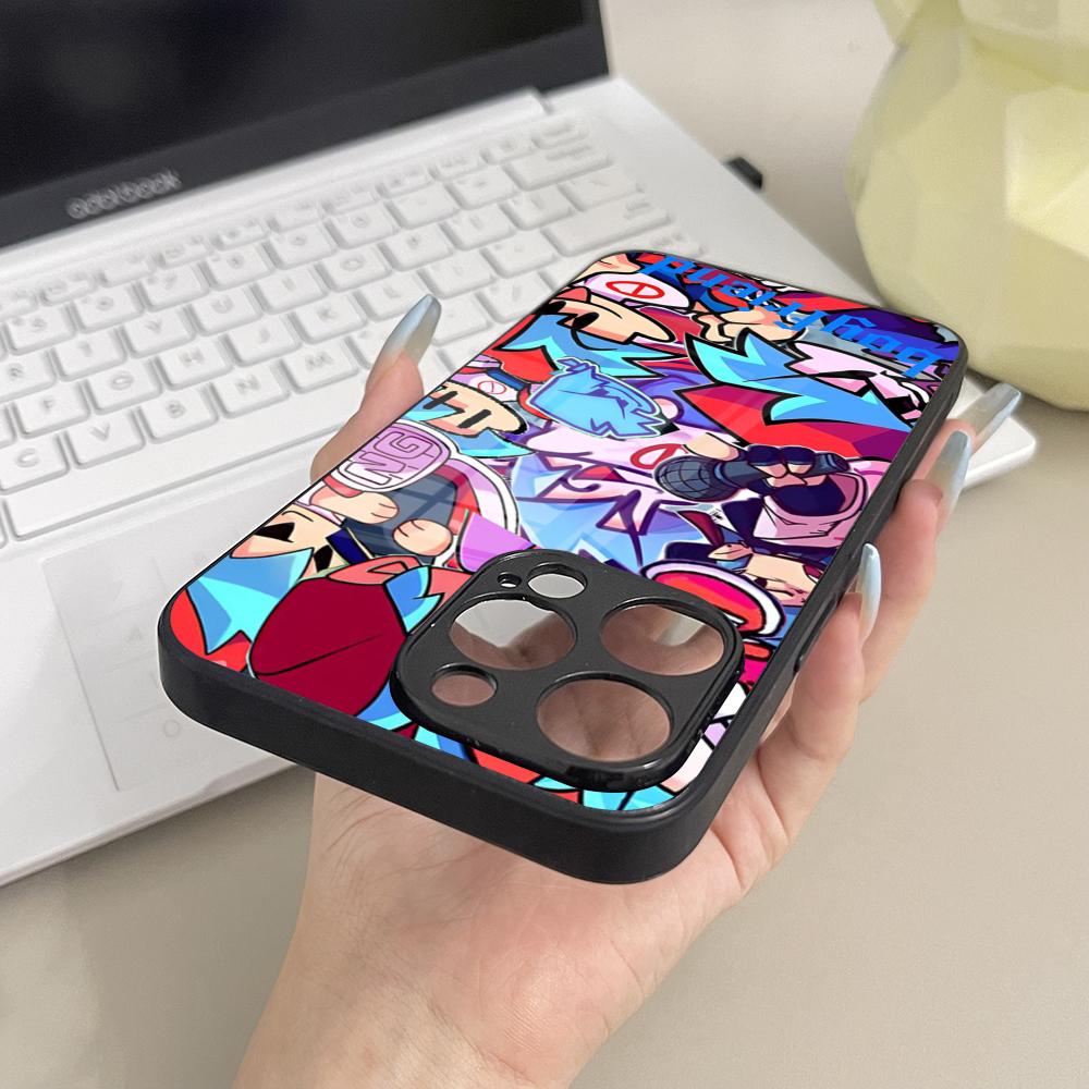 Friday Night Funkin Game Phone Case Glass For Samsung Galaxy S26 S25 S23 S24 S21 S22 S20 Ultra Fe Plus A16 Cover