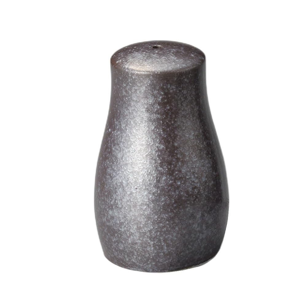 Salt 1 Hole Salt Shaker Silver-black Shaker, [5.5×8.6cm]