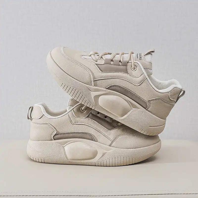 Fashion Legitimate Leather In The Forest Women's Shoes Large Size Chunky Tennis Women's Gym Outdoor Women's Sneakers Sport Shose