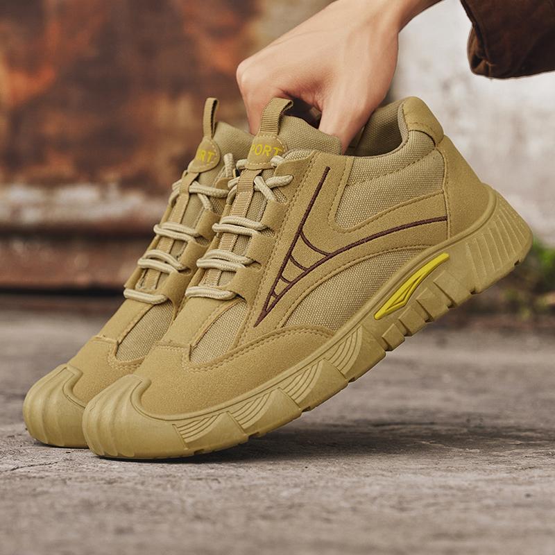 Men's Sports Work Shoes Hiking Shoes Retro Outdoor Casual Shoes Lightweight and Breathable Stylish and Durable Outdoor Sneakers