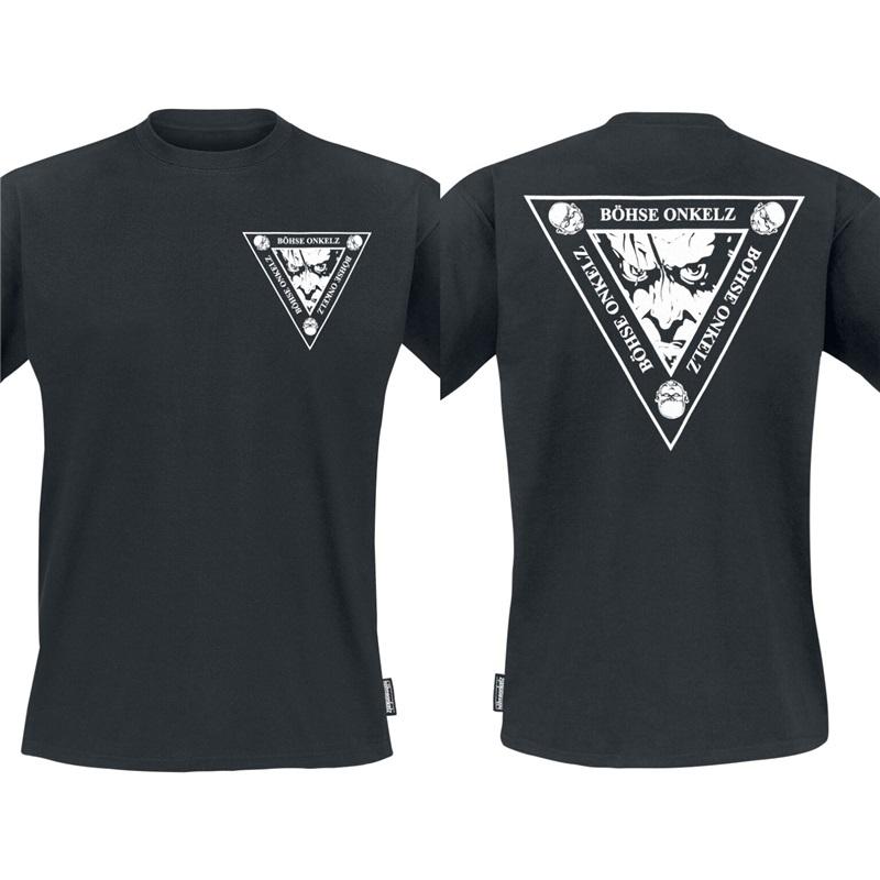 Německá rocková kapela Böhse Onkelz Hier Sind Die Onkelz Global Tour Tričko Street Hip Hop Oversized Y2k Ležérní Bavlněné Pánské Dámské Trička Oblečení