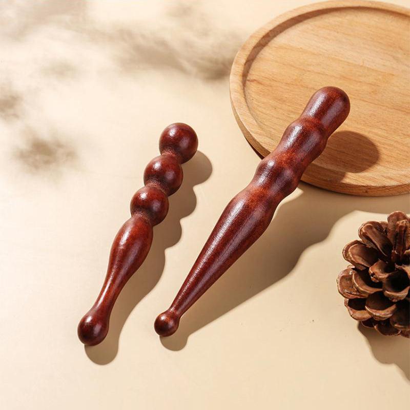Massage Stick Reflexology Tool for Foot and Body Wooden Acupressure Therapy Deep Tissue Relaxation Home Spa Device
