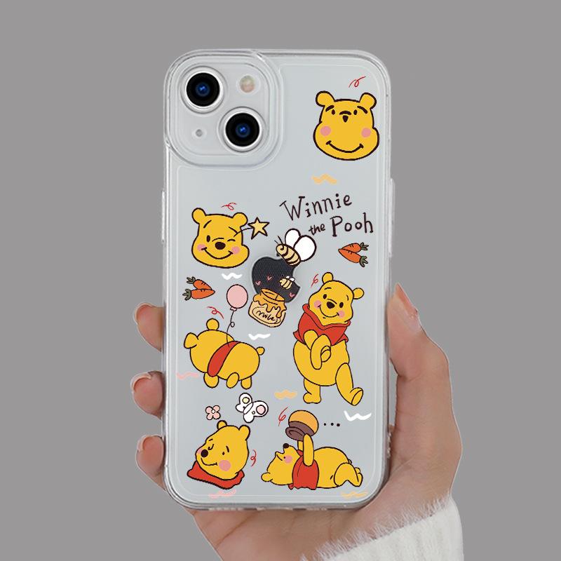Applicable To Iphone11/11plus Mobile Phone Case Cute Domestic Huawei Redmi Cartoon Couple 11 Winnie the Pooh