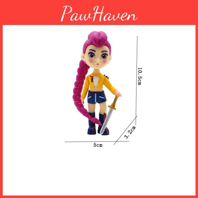 Demon Kpop Hunters Pvc Action Figures Model Toys Desktop Decoration Kids Gifts