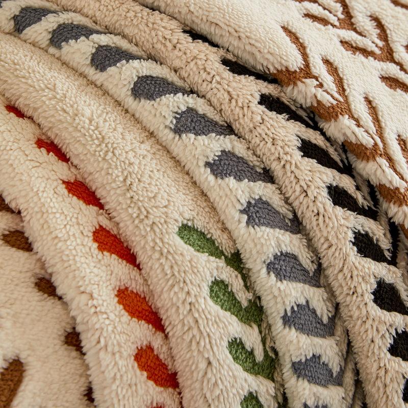 New Autumn And Winter Plush Sofa Cushion Advanced Sense Winter Thickened Seat Cushion Non-Slip Straight Row Sofa Cover Cover Cloth