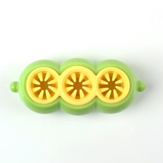 Interactive Treat Dispensing Dog Toy Pea Shaped Puzzle Slow Feeder for IQ Training Mental Stimulating Pet Enrichment Toy for Large Medium Small Dogs