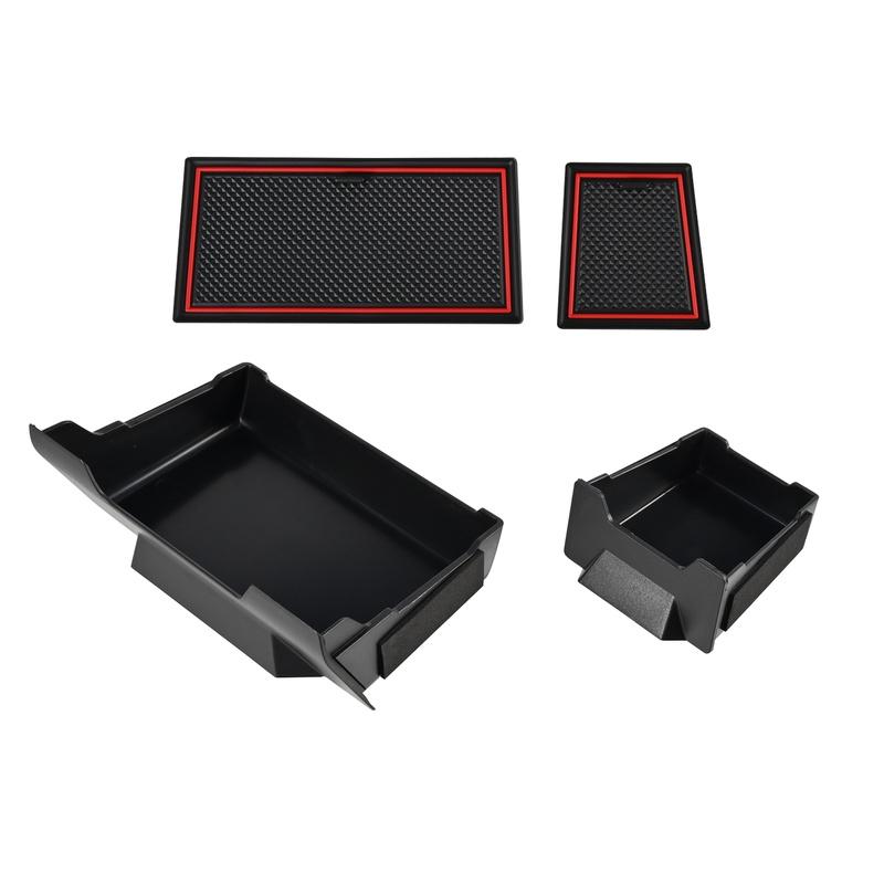 Storage Drawer Console Armrest Box Storage Box Phone Holder Organizer Case Car Accessories For Toyota 4runner 2014 2015-2024