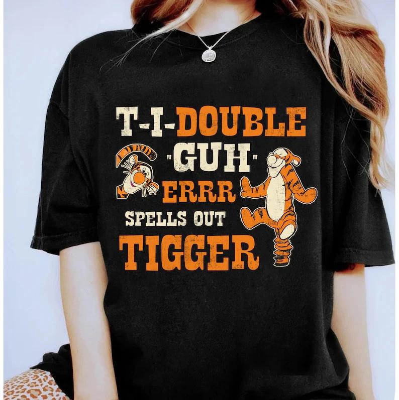 Tigger Spells Out Tigger Shirt Winnie The Pooh TShirt S