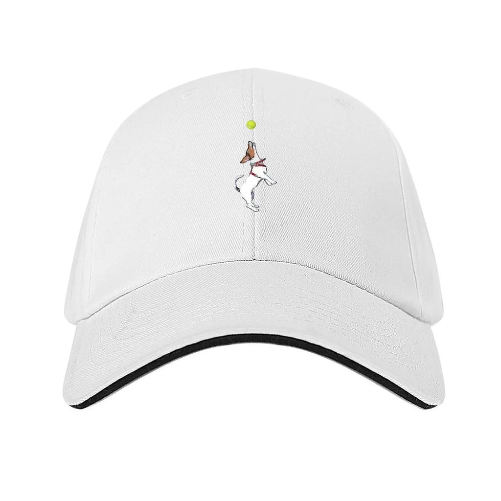 Jack Russell terrier jump  JRT for dog lovers Baseball Cap Golf New Hat Hood tactical cap Golf Women Mens