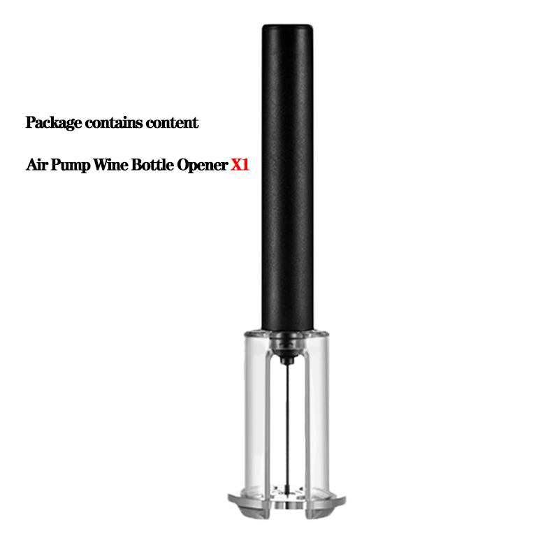 Air Pump Wine Bottle Opener Air Pressure Vacuum Red Wine Stopper Beer Lid Opener Corkscrew Corks Out Tool Stainless Steel Pin