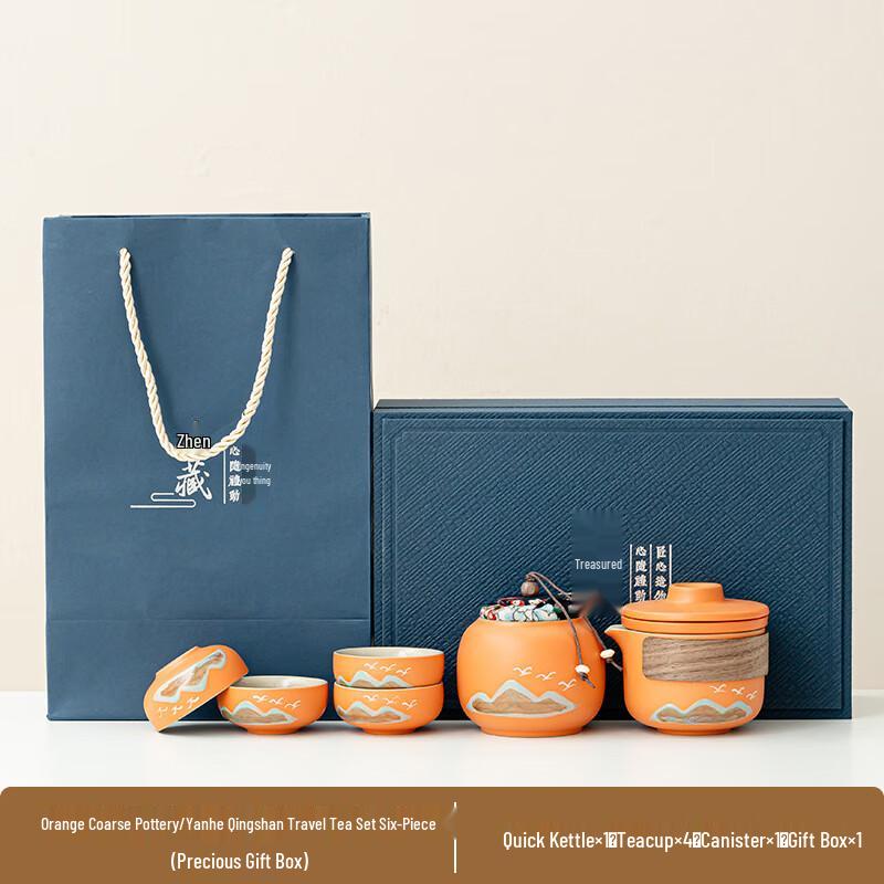 

Tea Xun Green Mountain Flying Bird Ceramic Tea Set