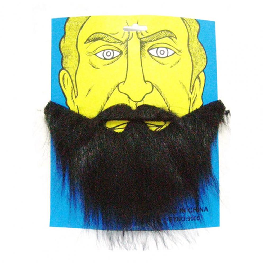 Lustiger falscher Schnurrbart Wiederverwendbar Dekorieren Neuheit Cosplay Falscher Bart Fotokabinen-Requisiten Kostümparty Bärte Schnurrhaar