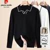Pierre Cardin Men's 100% Wool Polo Collar Knit Sweater