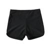 Women's Solid Color Boxer Style Swim Shorts Elastic Waistband Quick Dry Swimwear Bottoms for Casual Beach and Pool Use