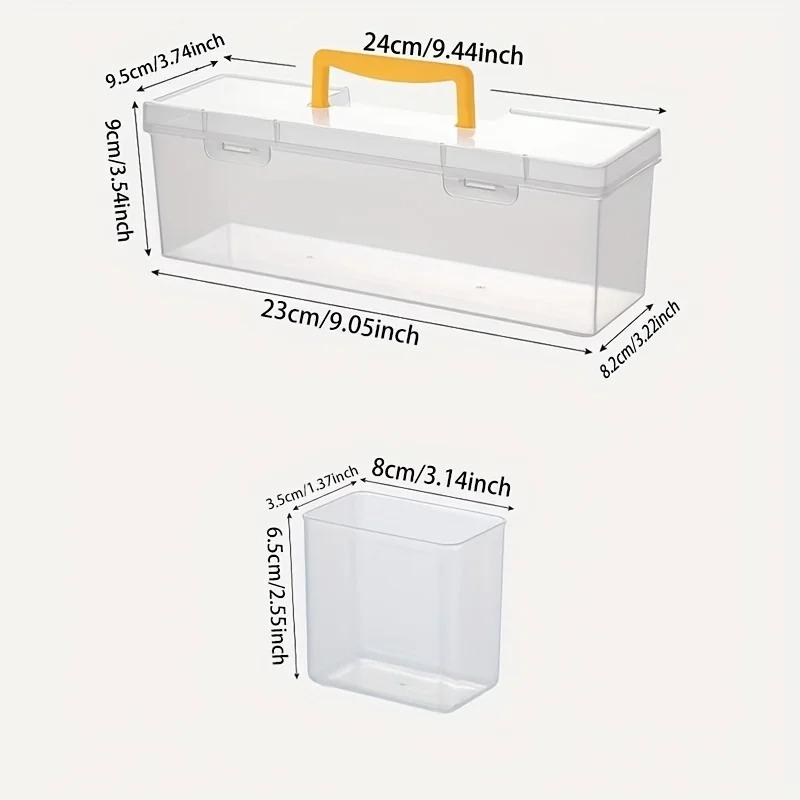 1/7pcs Tool Parts Storage Box Set Multi-Compartment Tool Organizer,Sorting Box for Screws,Wrenches,Hardware Accessories,and Toys