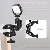 Multi-functional Super Clamp Aluminum Alloy with Dual 360 Degrees  Rotatable Ballhead 1/4 Inch Screw