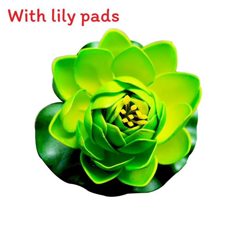 Water Garden Artificial Lotus Flower With Floating Design For Home Decor And Aquariums