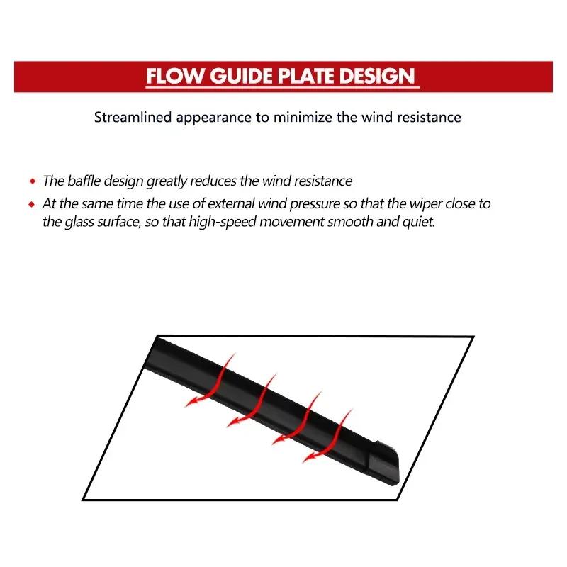 Car Wiper Front Wiper Blade 26"+22" For Mercedes-Benz S-Class W222 Sedan 2014- Pinch Tab Windshield Windscreen Front Wipers